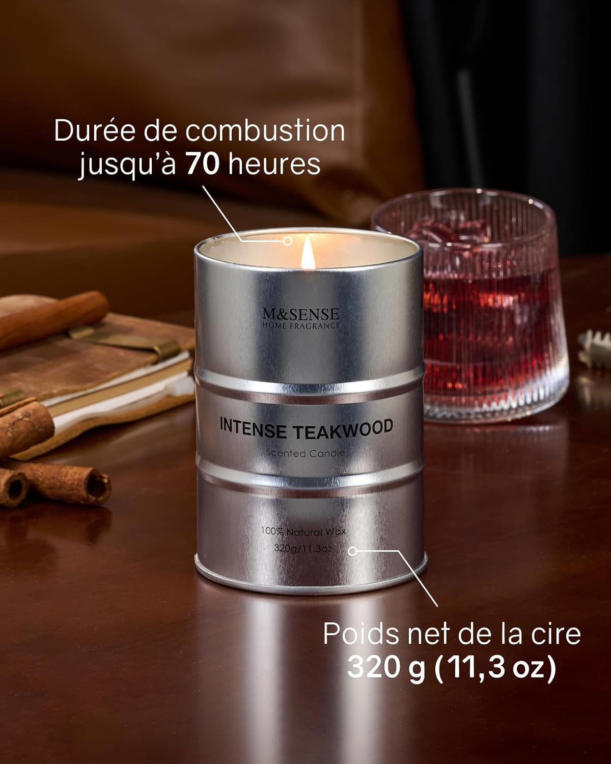 Bougie parfumée pour maison : ambiance chaleureuse et détente assurée – Image 4
