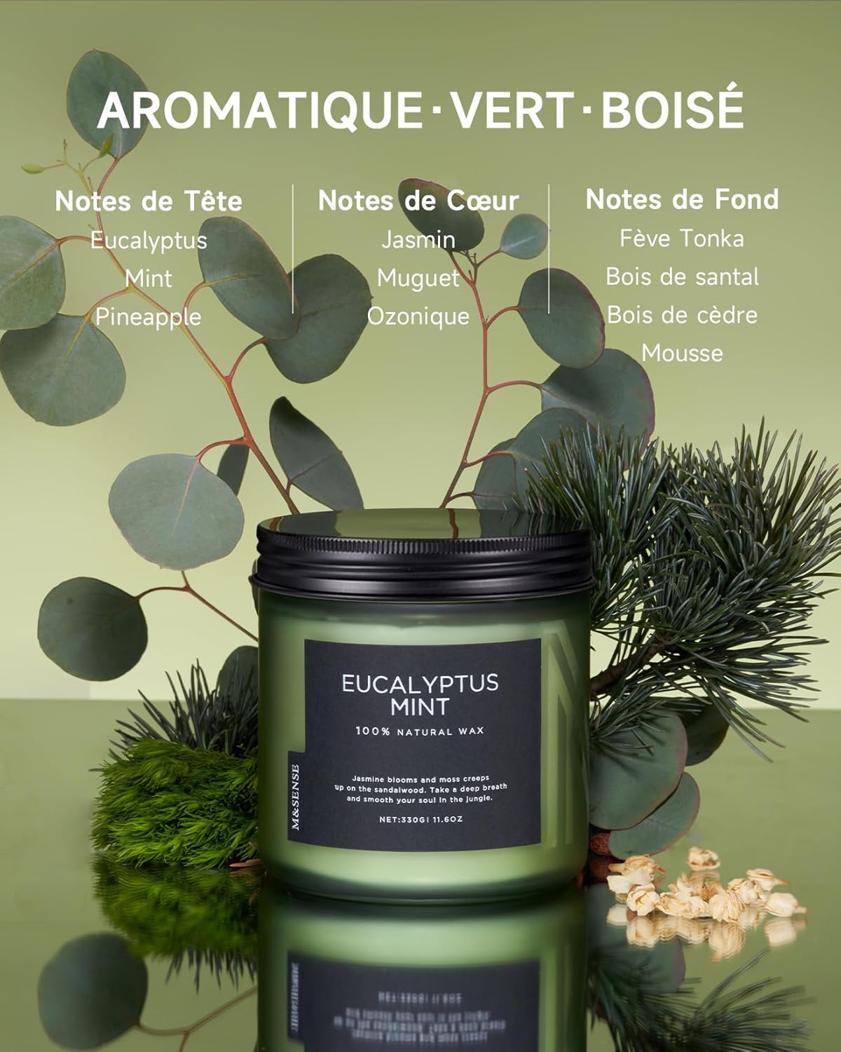 Bougie parfumée pour la détente : créez une ambiance chaleureuse et apaisante – Image 2