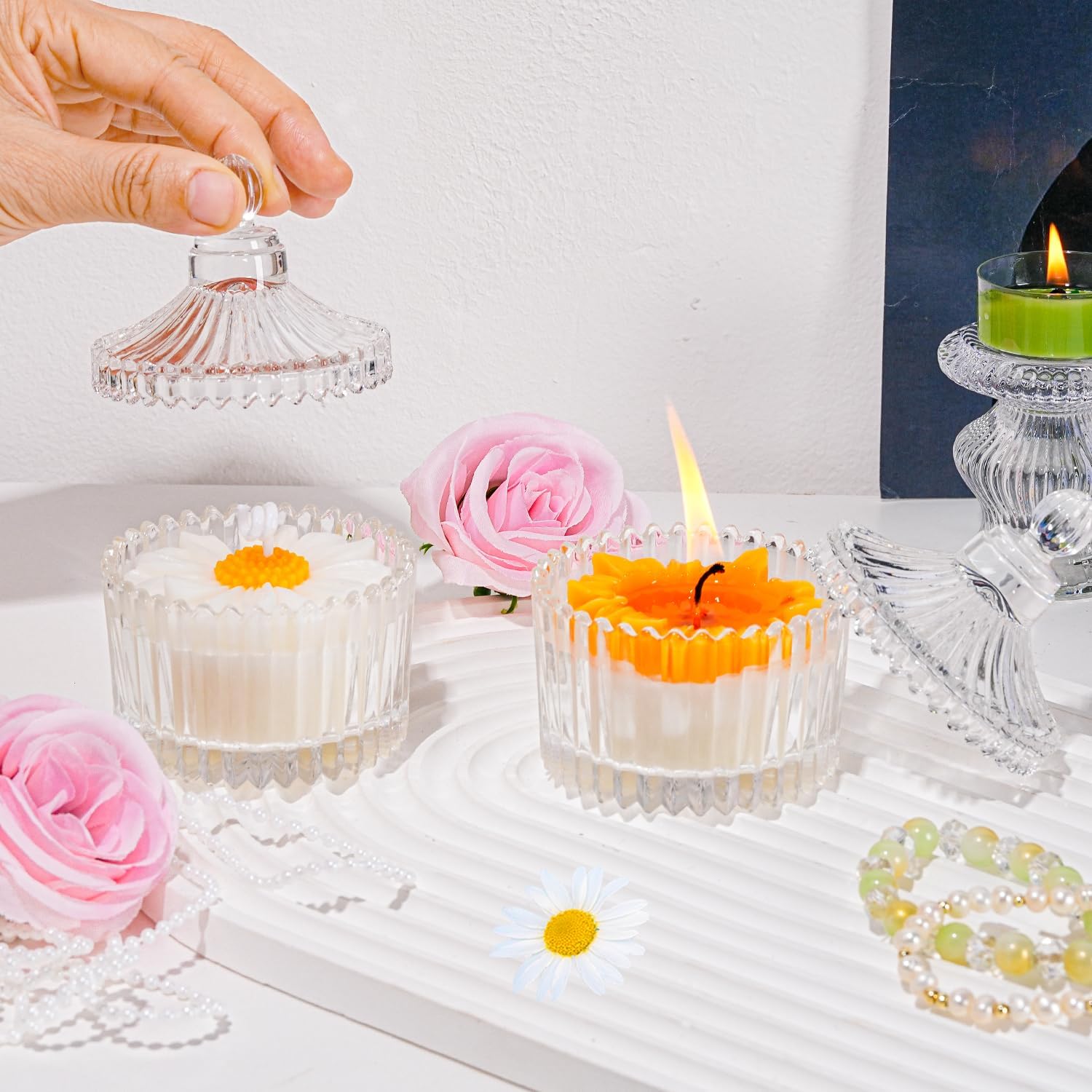 Bougie parfumée pour une ambiance chaleureuse, idéale en décoration ou comme cadeau relaxant – Image 3