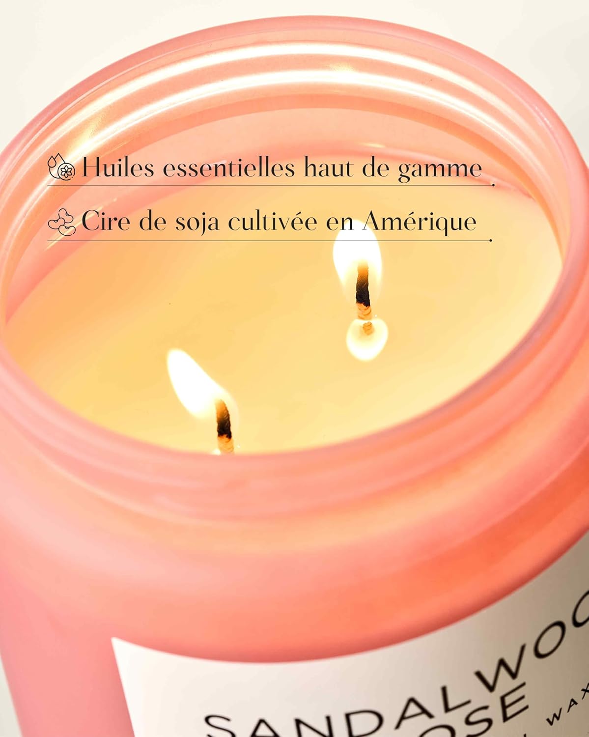 Bougie parfumée pour la détente - ambiance chaleureuse et apaisante – Image 4
