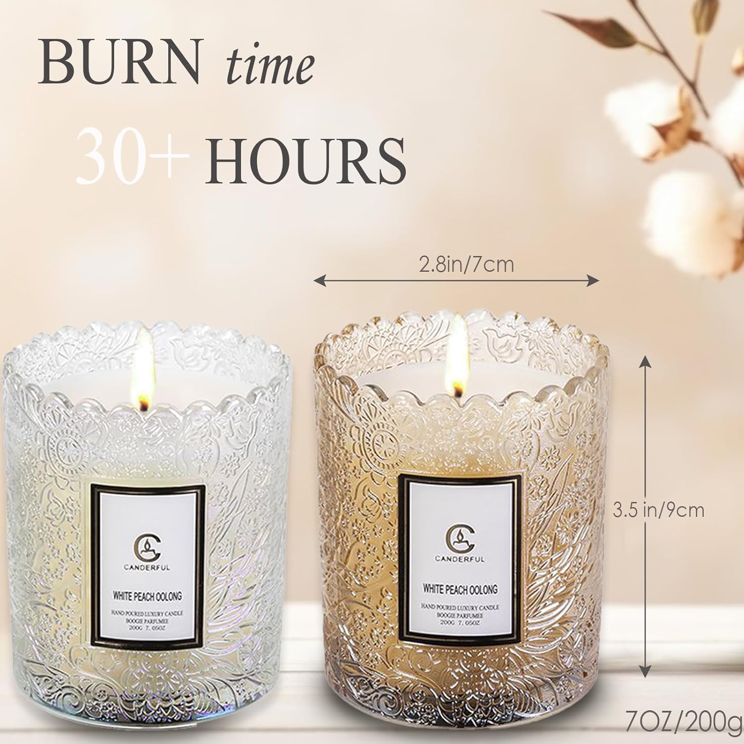 Bougie parfumée pour la détente - Créez une ambiance chaleureuse dans votre intérieur – Image 2