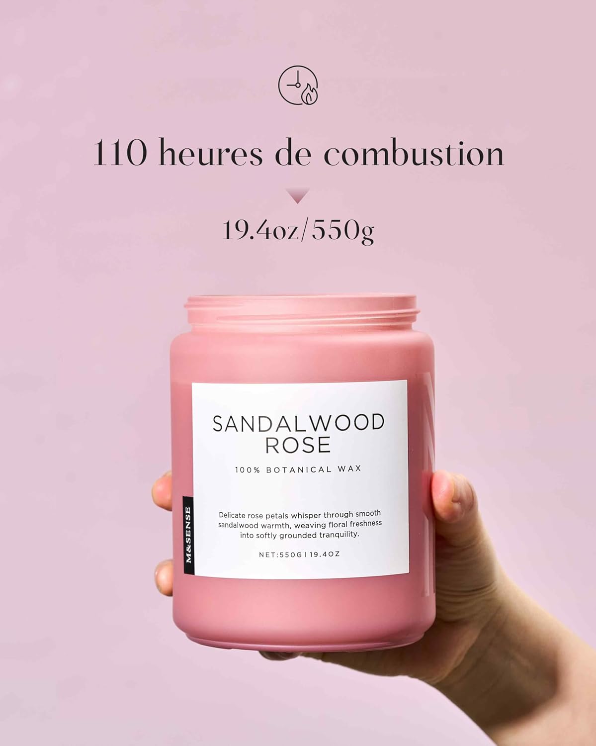 Bougie parfumée pour la détente - ambiance chaleureuse et apaisante – Image 3