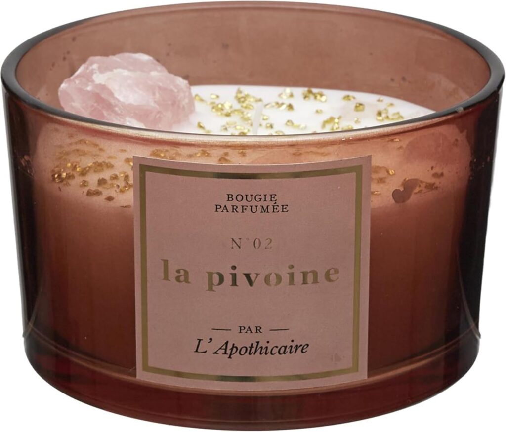 Bougie parfumée pour une ambiance chaleureuse et apaisante en décoration