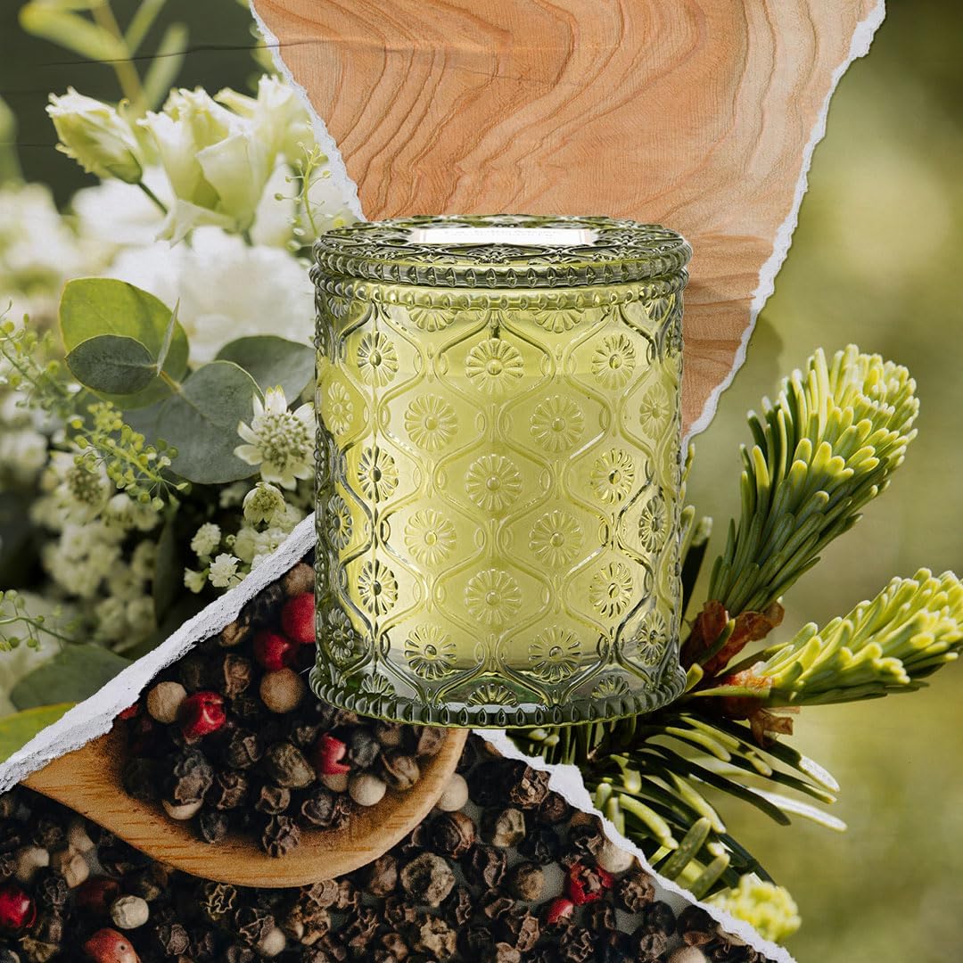 Bougie parfumée pour une décoration élégante, créant une ambiance chaleureuse – Image 2