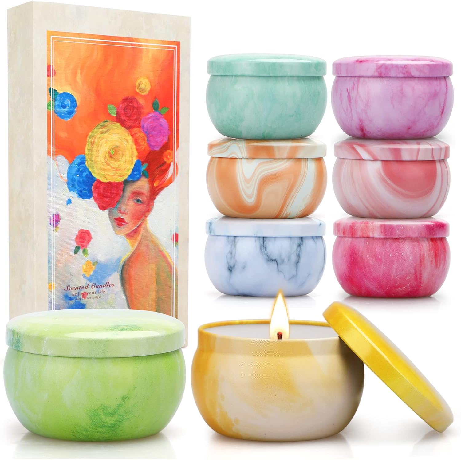 Bougie parfumée pour une décoration élégante, ambiance chaleureuse et détente assurée – Image 8