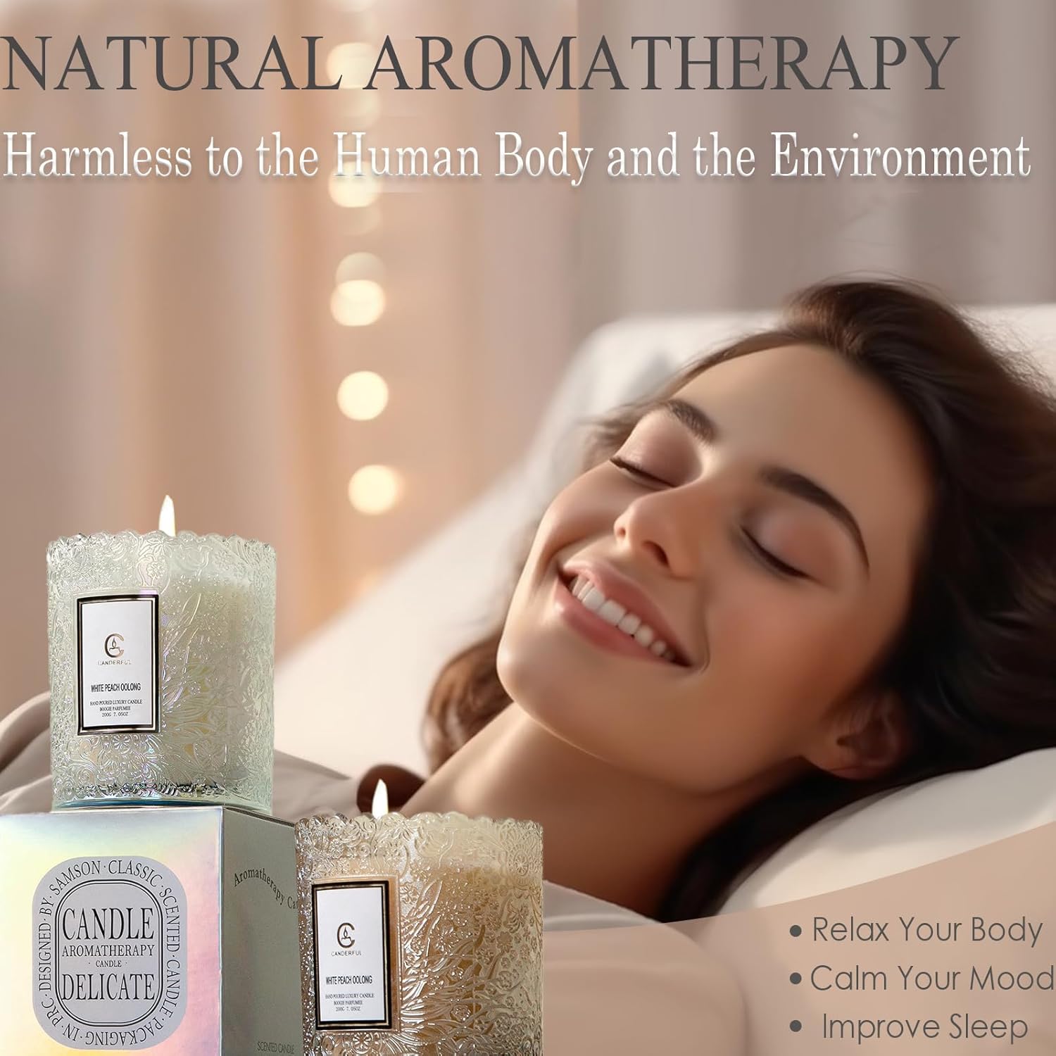 Bougie parfumée pour la détente - Créez une ambiance chaleureuse dans votre intérieur – Image 5