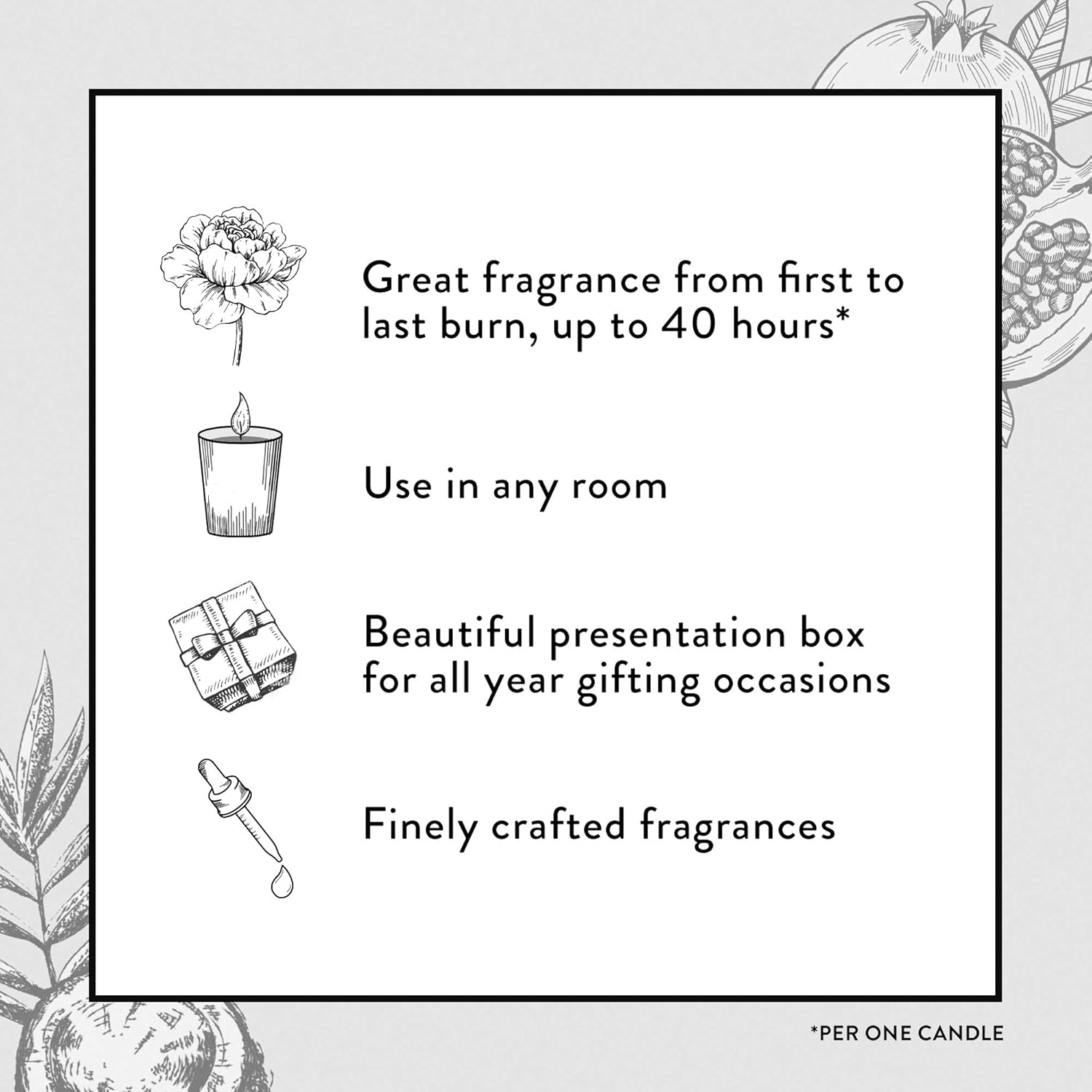 Bougie parfumée pour une décoration élégante : créez une ambiance chaleureuse et apaisante – Image 4