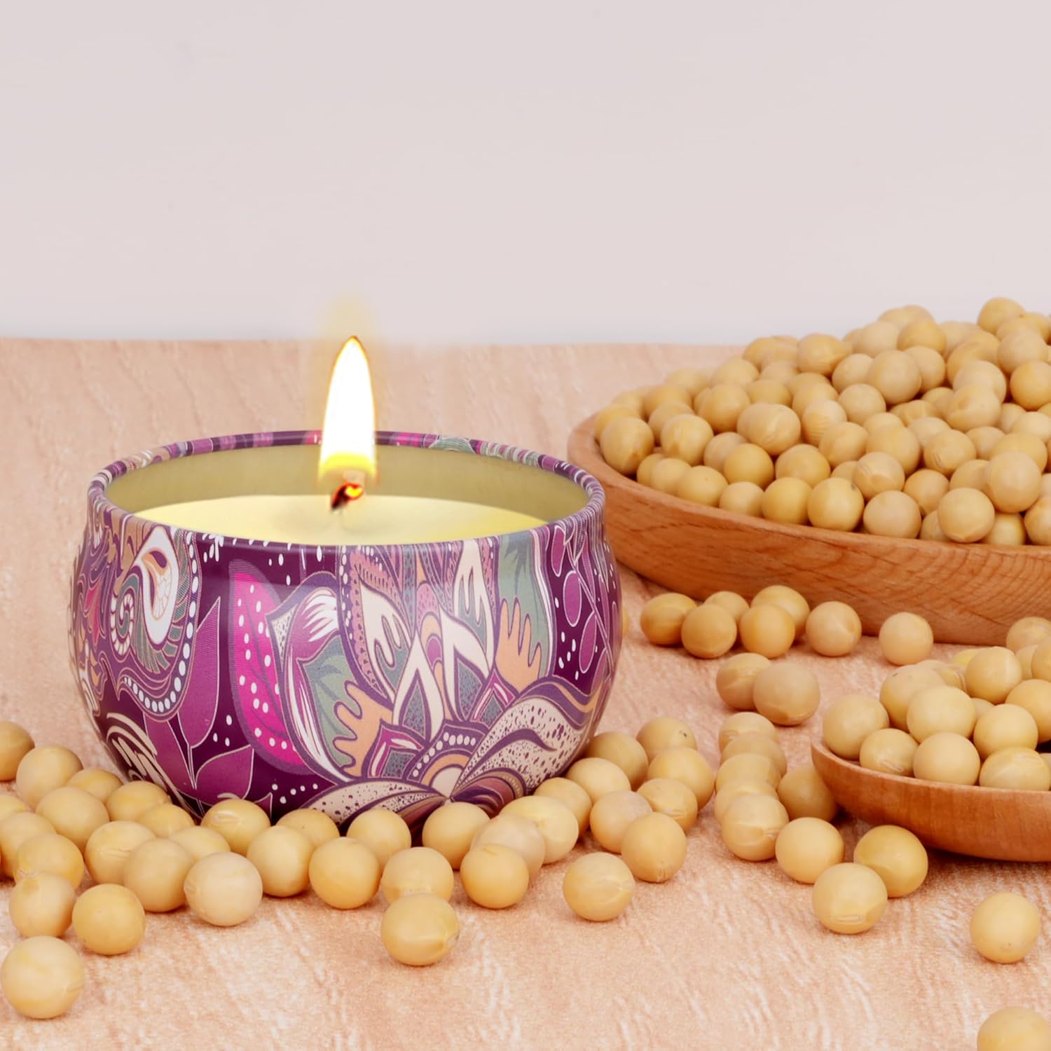 Bougie parfumée pour une ambiance chaleureuse, idéale pour la décoration et la détente – Image 4