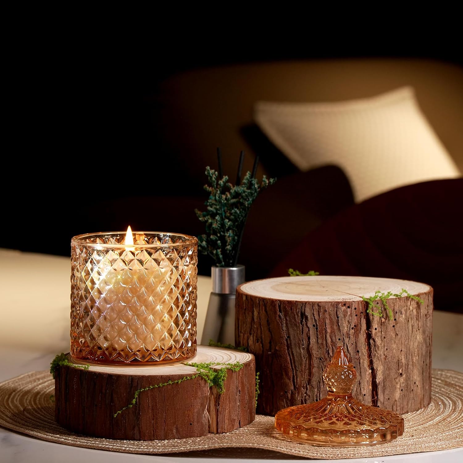Bougie parfumée pour une décoration apaisante - Créez une ambiance chaleureuse – Image 4