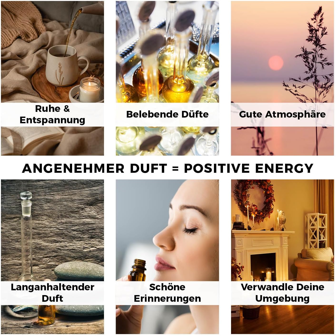 Bougie parfumée pour une décoration élégante, créant une ambiance chaleureuse – Image 4