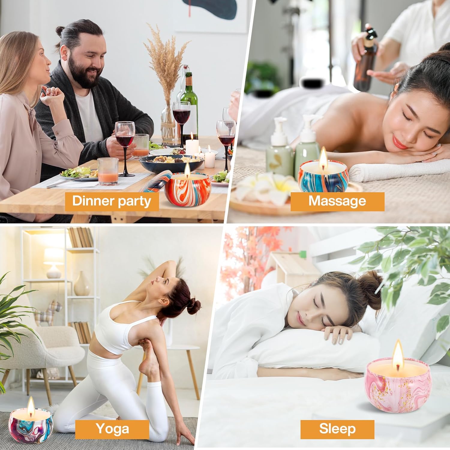 Bougie parfumée pour une ambiance chaleureuse et relaxante – Image 6