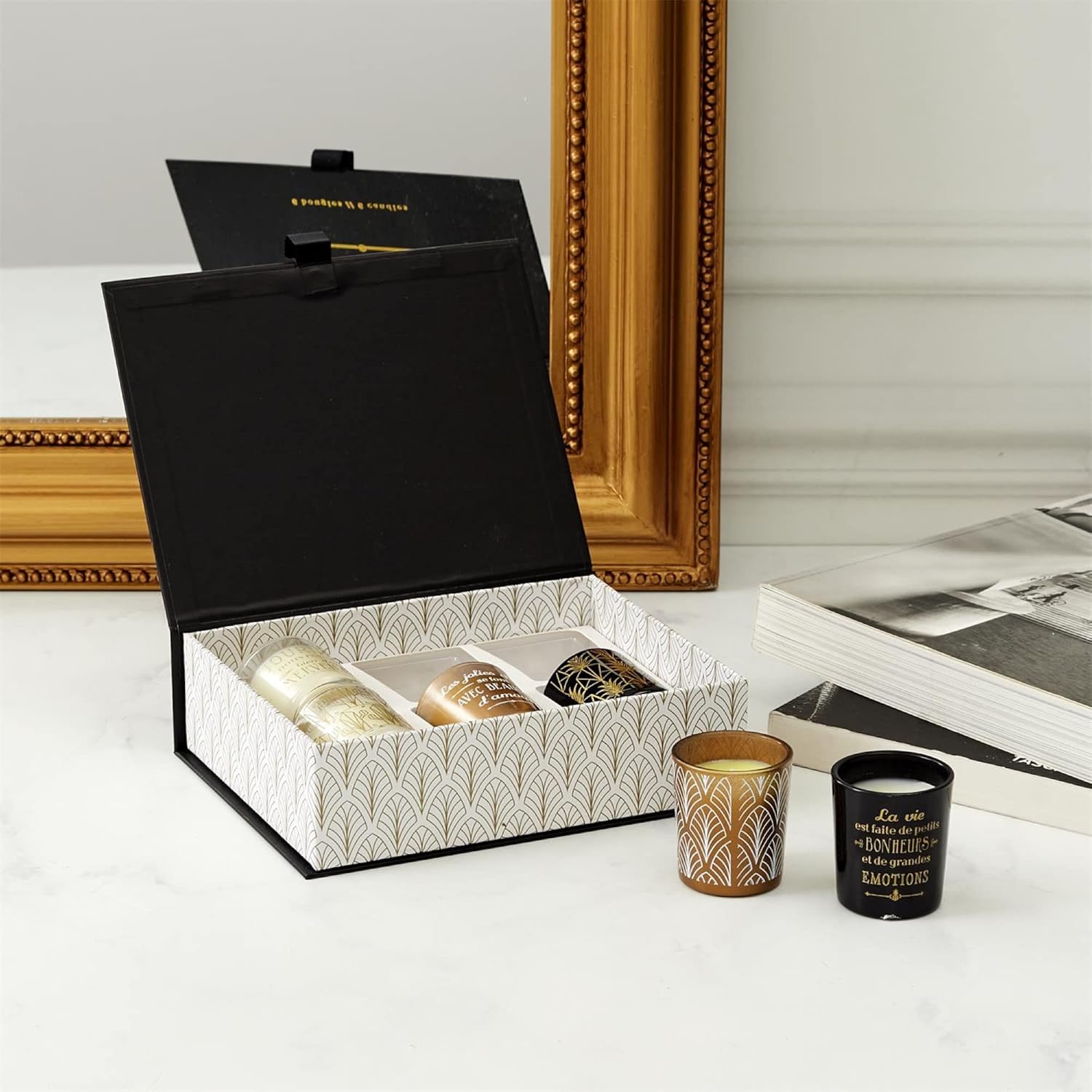 Bougie parfumée pour une ambiance chaleureuse et relaxante
Idéale pour la décoration intérieure ou comme cadeau apaisant – Image 4