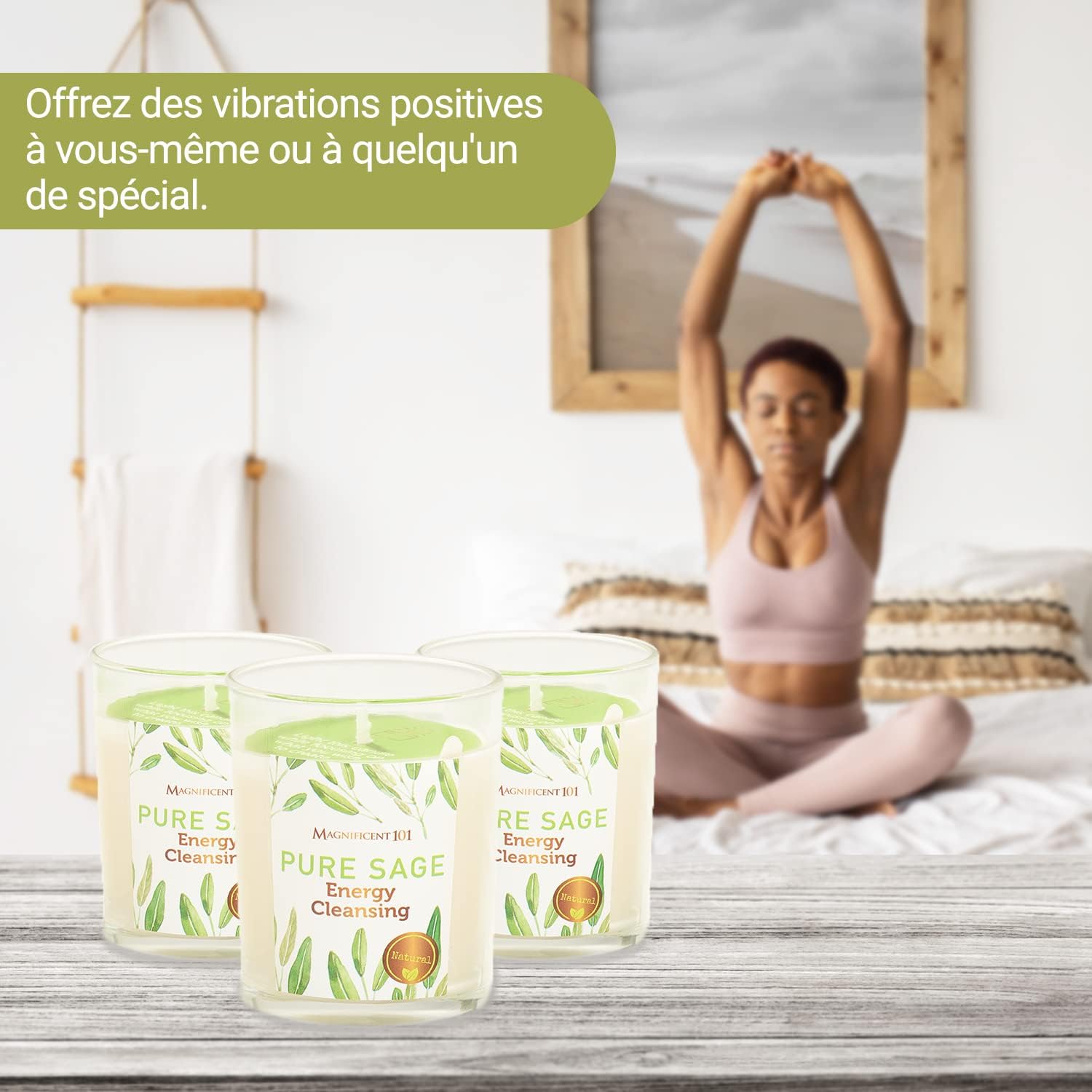 Bougie parfumée pour la détente - Créez une ambiance chaleureuse et relaxante – Image 6
