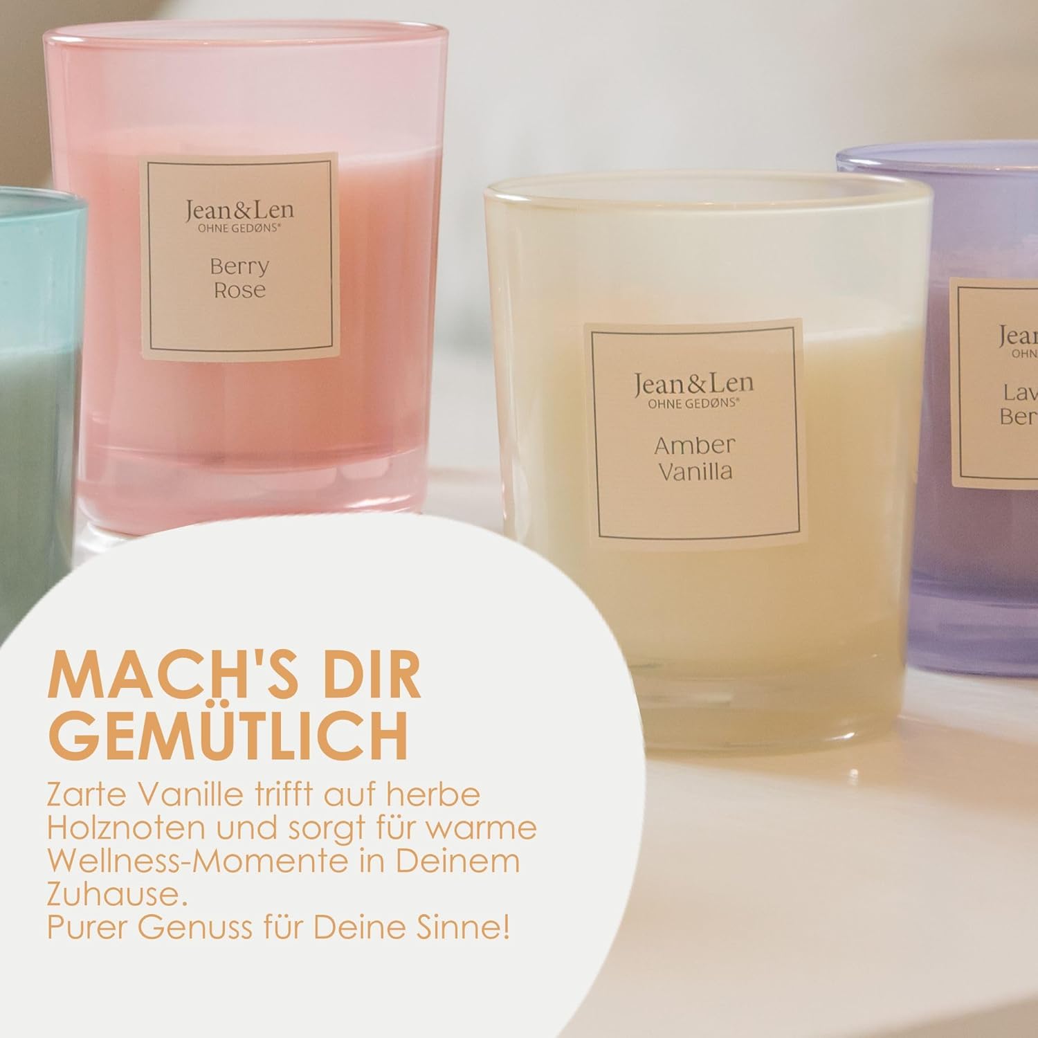 Bougie parfumée pour une décoration apaisante et une ambiance chaleureuse – Image 4