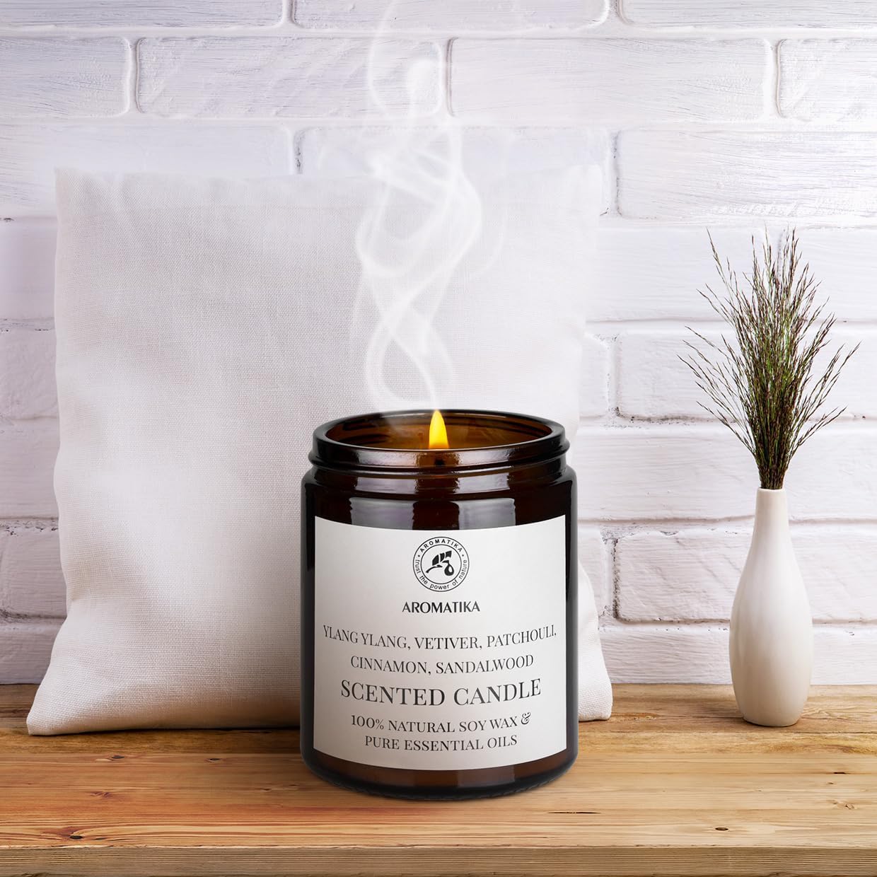 Bougie parfumée pour une ambiance chaleureuse lors de vos soirées détente – Image 9
