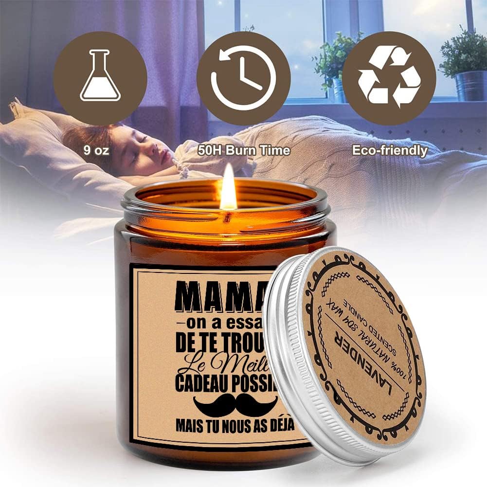 Bougie parfumée pour une décoration élégante, créant une ambiance chaleureuse – Image 5