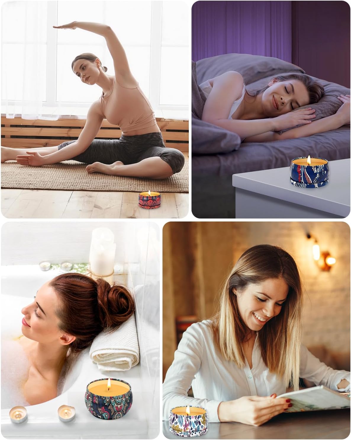 Bougie parfumée pour un cadeau idéal, créant une ambiance chaleureuse et relaxante – Image 5