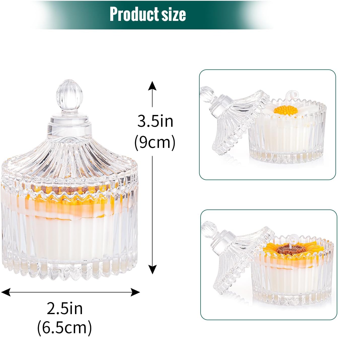 Bougie parfumée pour une ambiance chaleureuse, idéale en décoration ou comme cadeau relaxant – Image 5