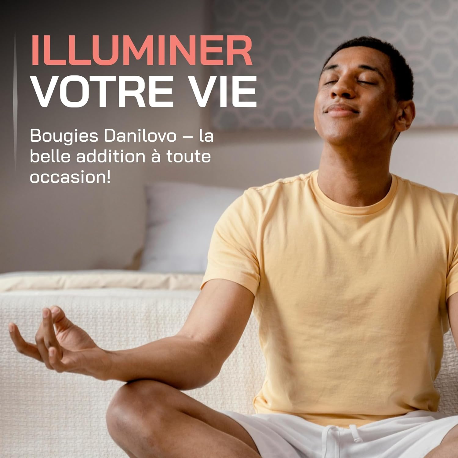 Bougie parfumée pour créer une ambiance chaleureuse lors de vos soirées détente – Image 3