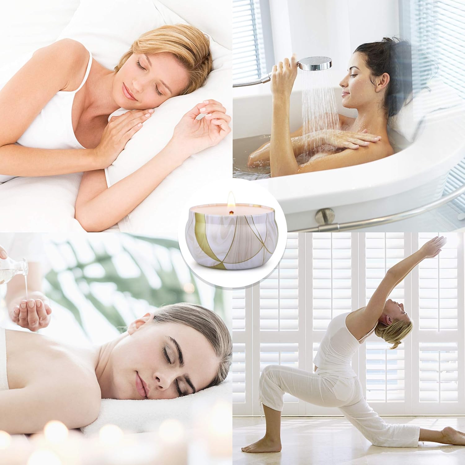 Bougie parfumée pour une décoration apaisante et une ambiance chaleureuse – Image 7