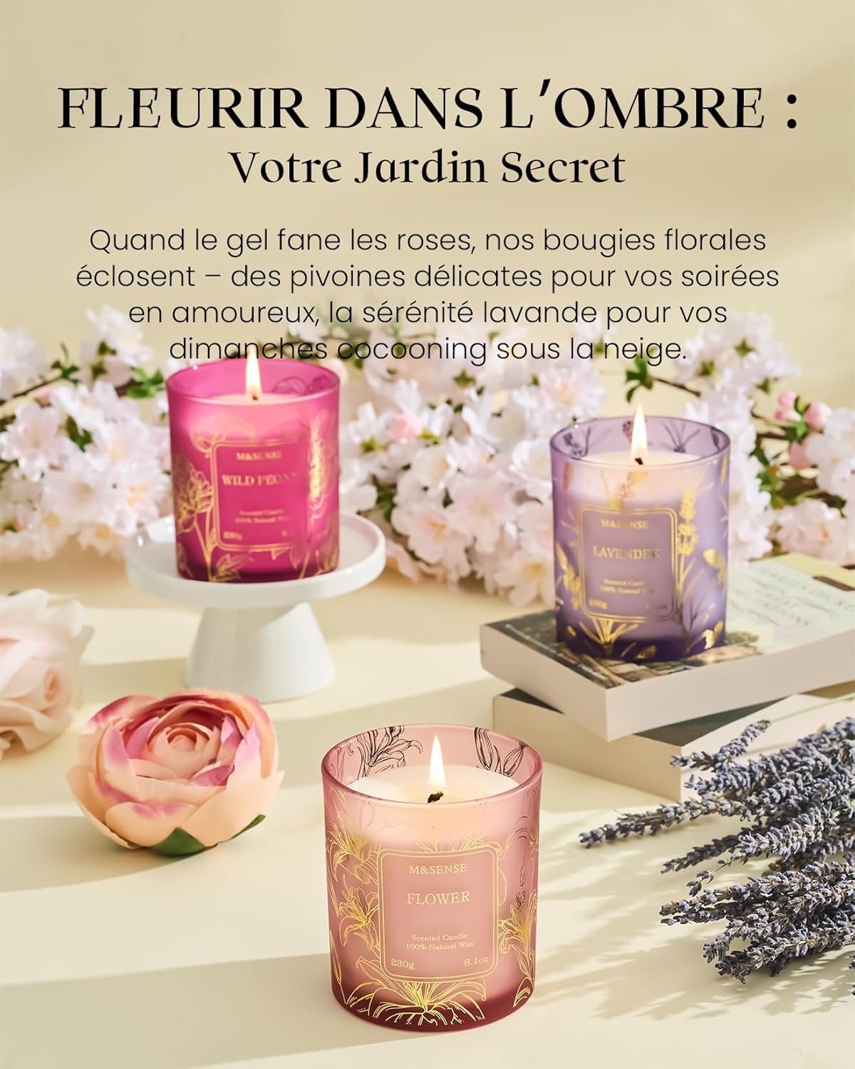 Bougie parfumée pour un cadeau élégant, créant une ambiance chaleureuse – Image 8