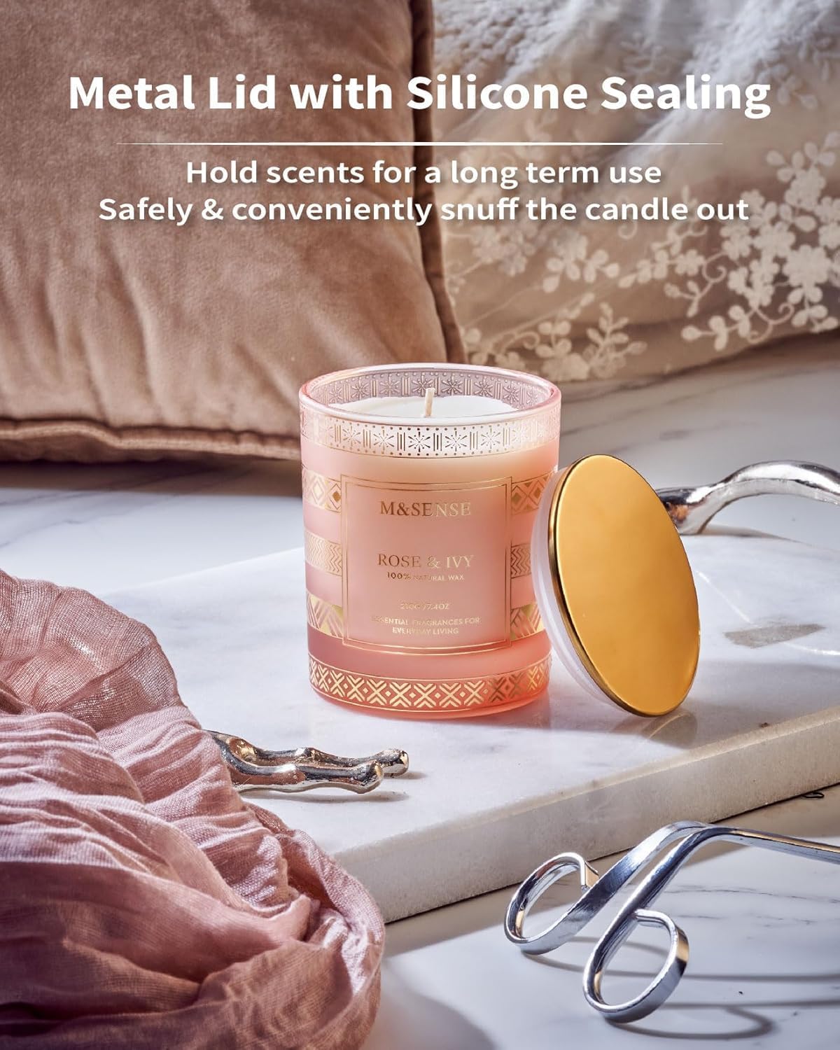 Bougie parfumée pour la détente : une ambiance chaleureuse et relaxante – Image 5