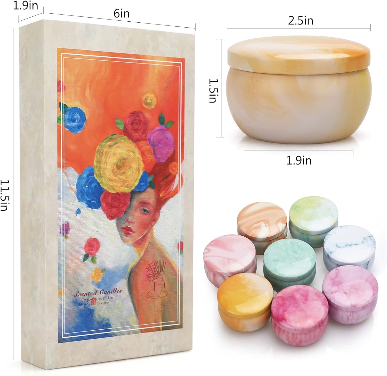 Bougie parfumée pour la décoration intérieure : créez une ambiance chaleureuse et relaxante – Image 8