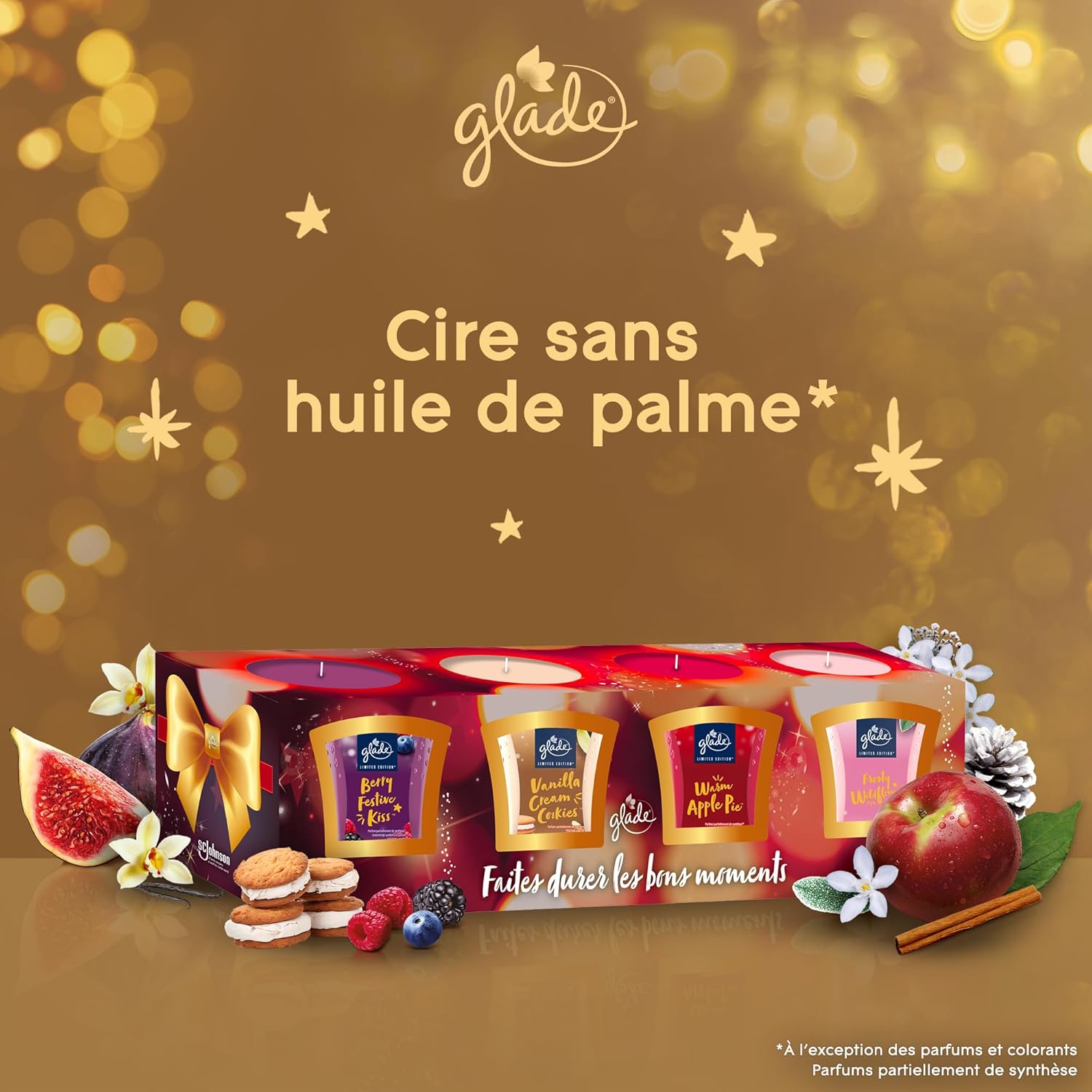 Bougie parfumée pour une décoration élégante, créant une ambiance chaleureuse – Image 5
