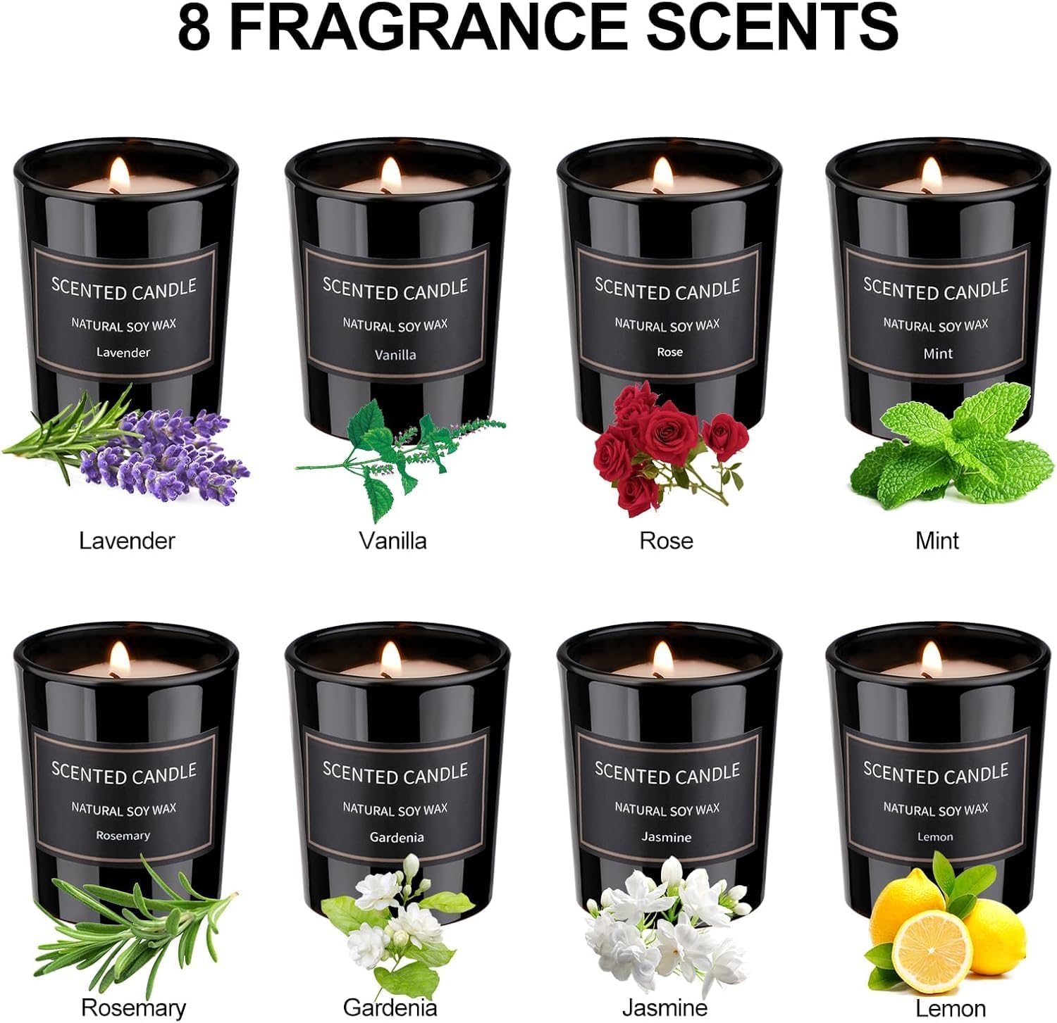 Bougie parfumée pour une ambiance chaleureuse en décoration intérieure – Image 5
