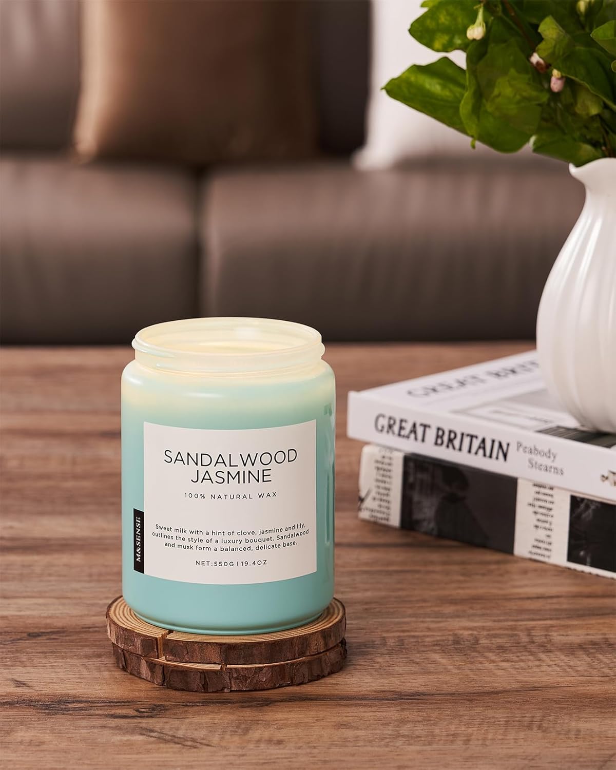 Bougie parfumée pour une ambiance chaleureuse, idéale pour la décoration et la détente – Image 5