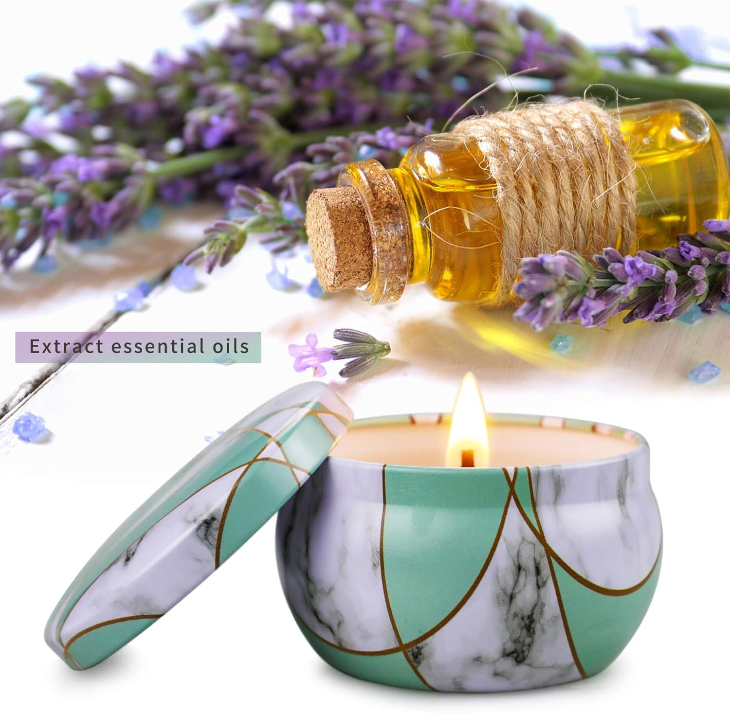 Bougie parfumée pour une décoration apaisante et une ambiance chaleureuse – Image 4