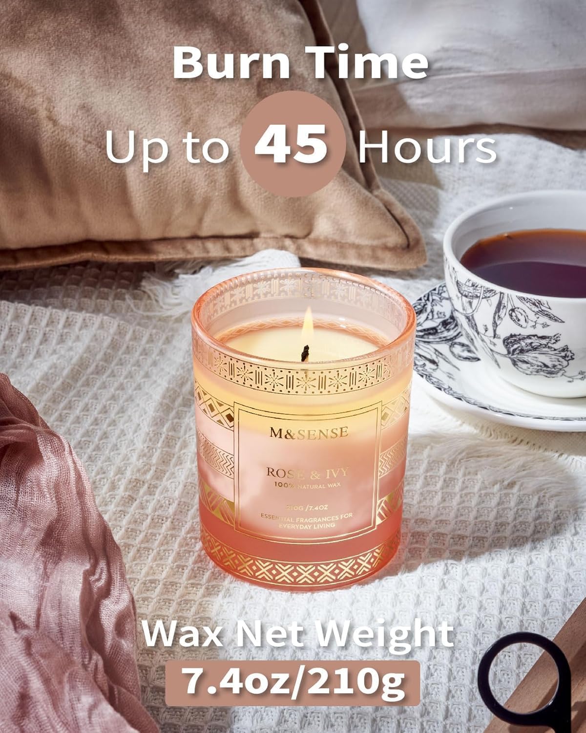 Bougie parfumée pour la détente : une ambiance chaleureuse et relaxante – Image 4