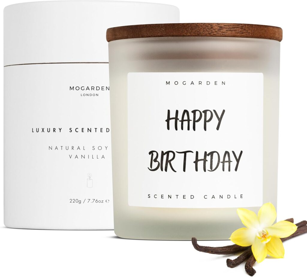 Bougie parfumée pour une décoration élégante, offrant une ambiance chaleureuse