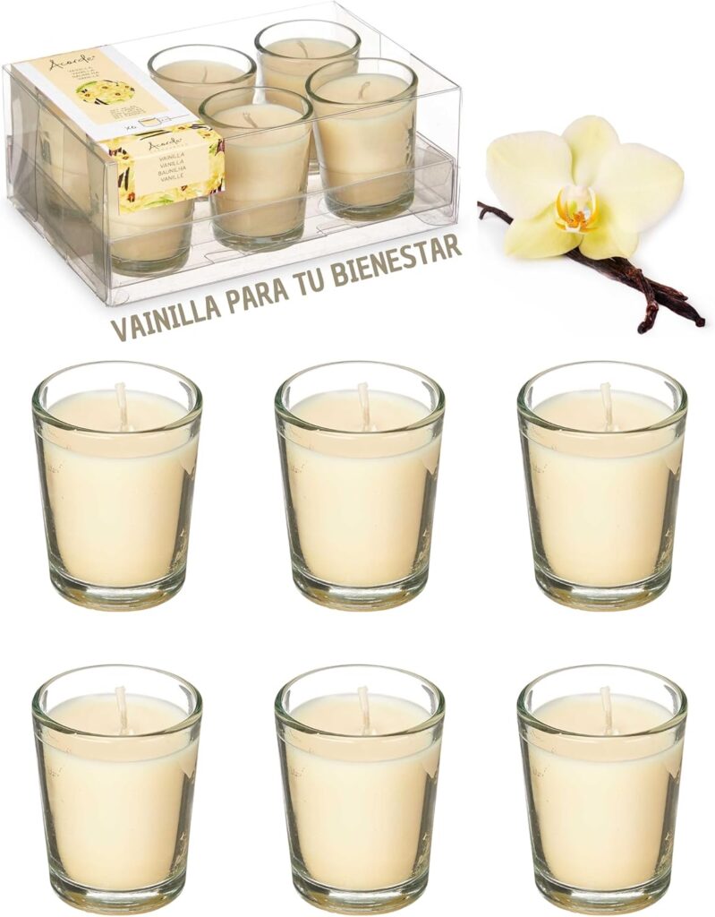Bougie parfumée pour créer une ambiance chaleureuse lors de vos soirées