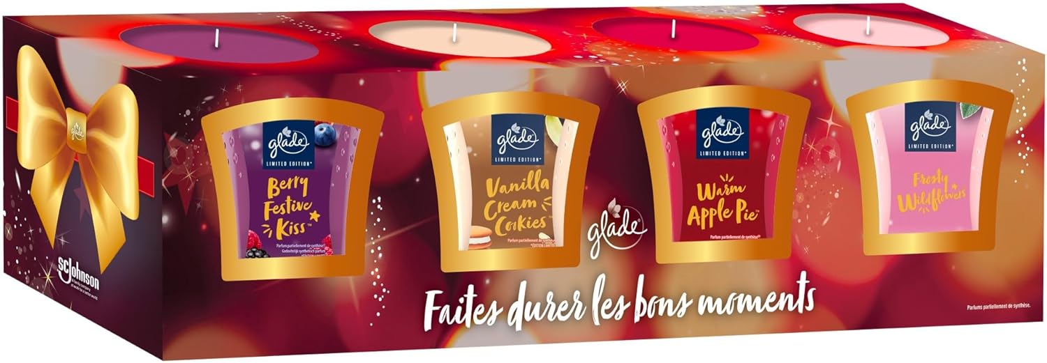 Bougie parfumée pour une décoration élégante, créant une ambiance chaleureuse
