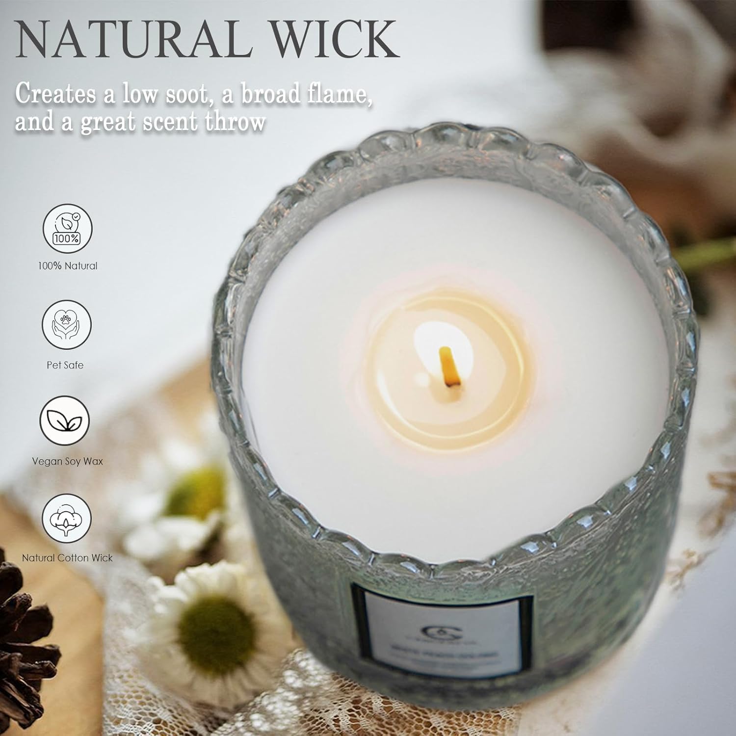 Bougie parfumée pour la détente - Créez une ambiance chaleureuse dans votre intérieur – Image 4