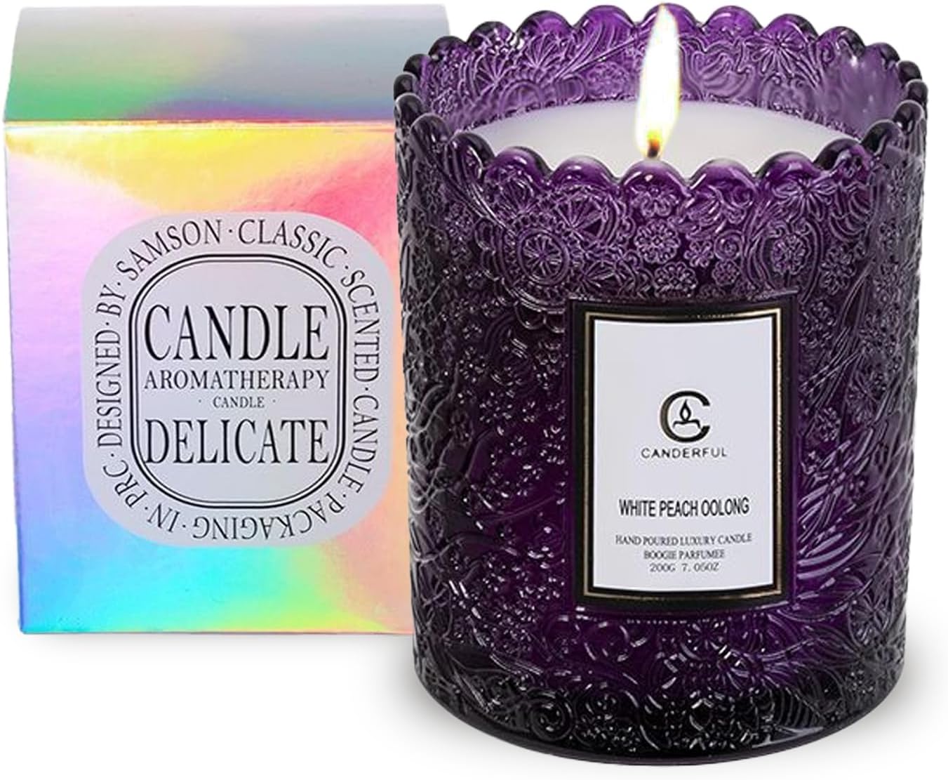 Bougie parfumée pour la détente - Créez une ambiance chaleureuse dans votre intérieur