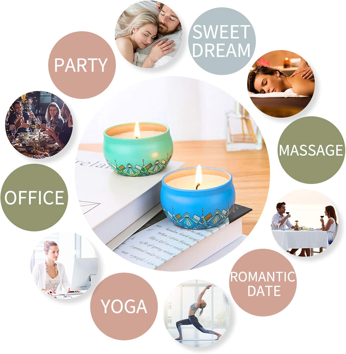 Bougie parfumée pour la décoration : créez une ambiance chaleureuse et apaisante – Image 4