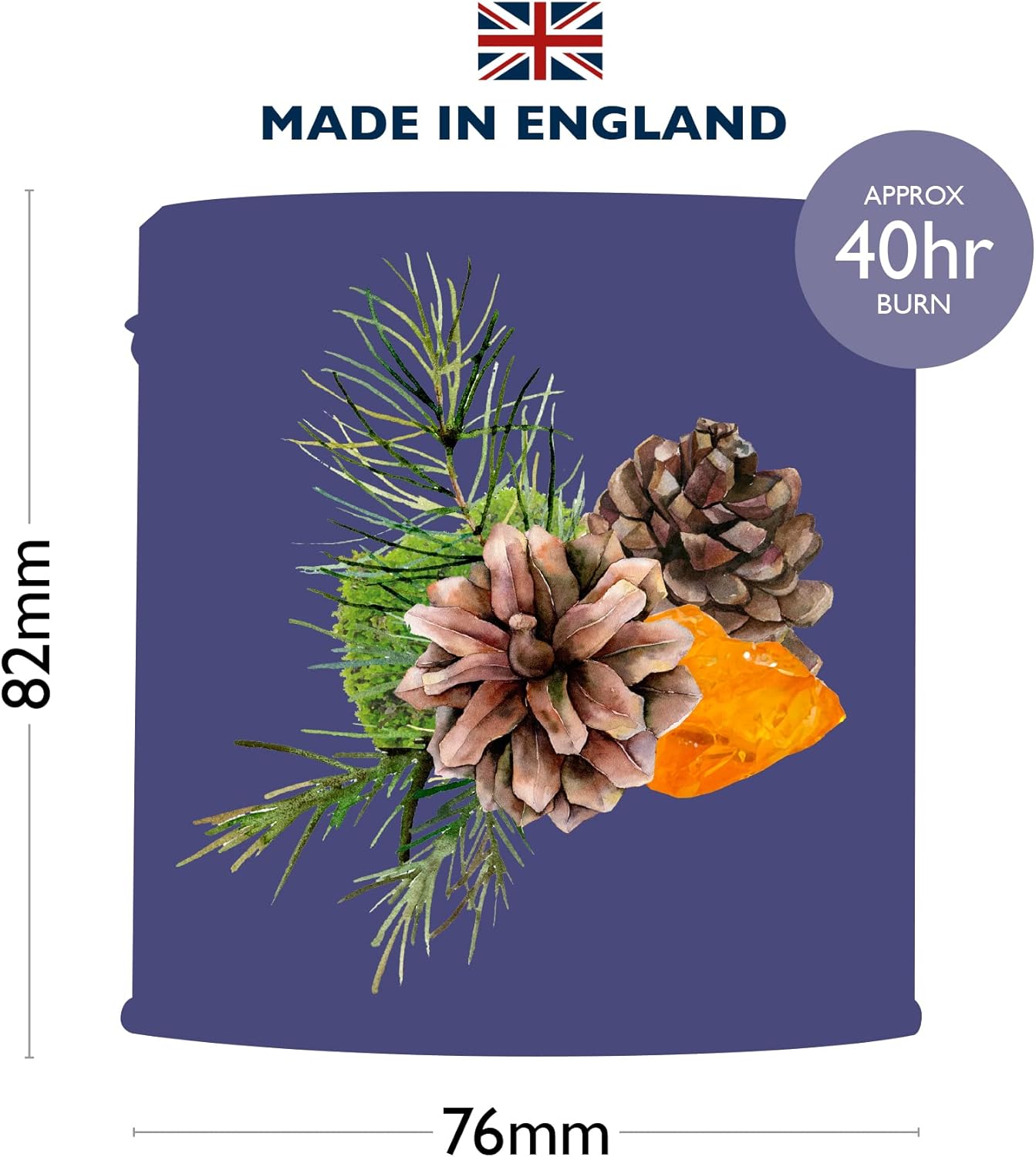 Bougie parfumée pour une décoration élégante, créant une ambiance chaleureuse – Image 6