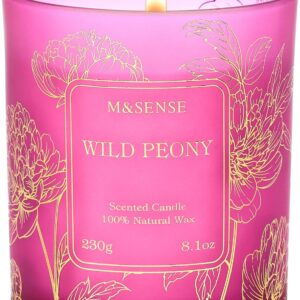 Bougie parfumée pour un cadeau élégant, créant une ambiance chaleureuse
