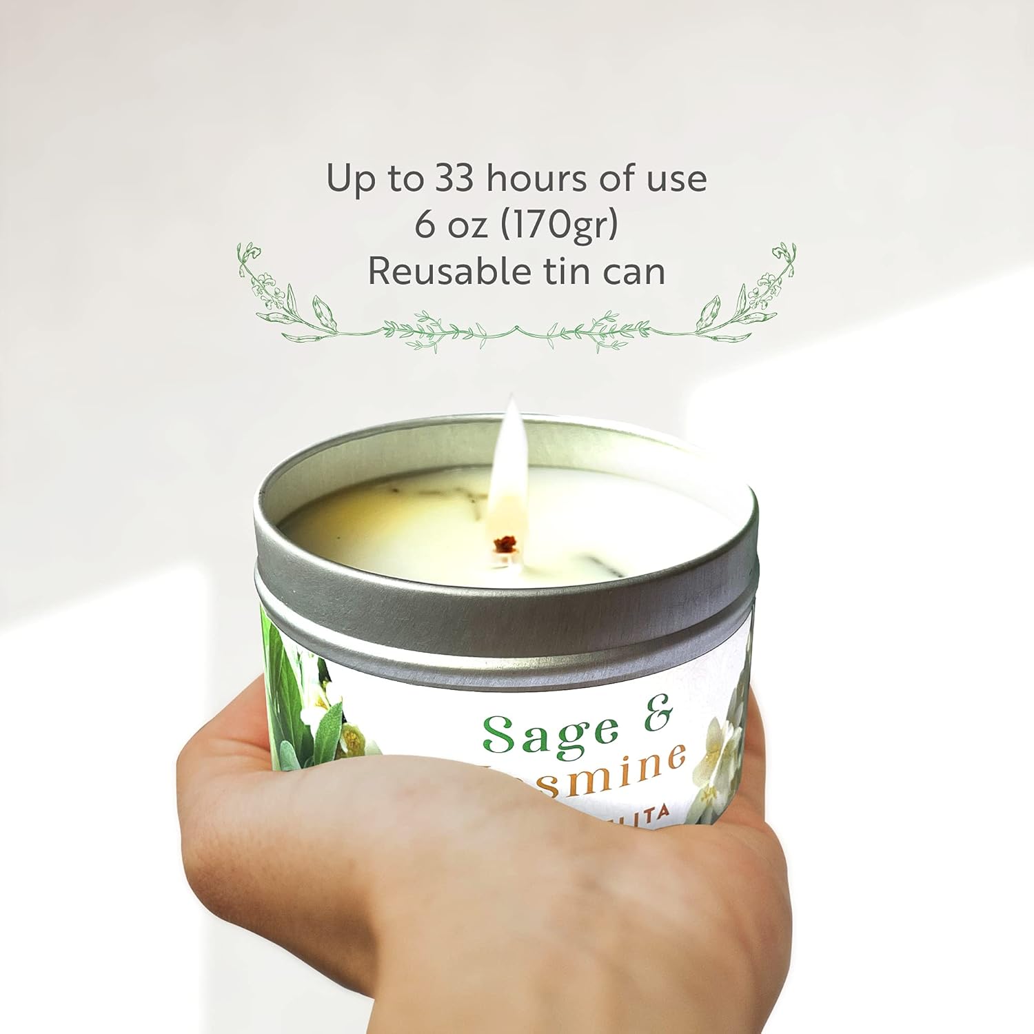 Bougie parfumée pour une décoration apaisante et une ambiance chaleureuse – Image 4