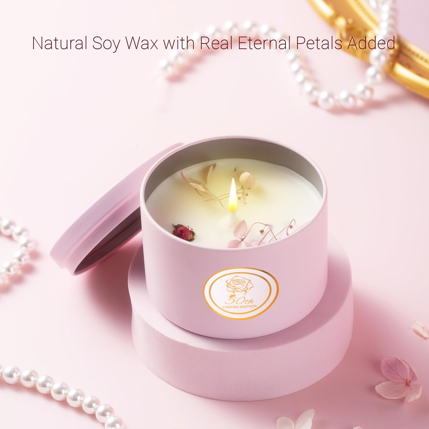Bougie parfumée pour une décoration élégante et une ambiance chaleureuse – Image 3