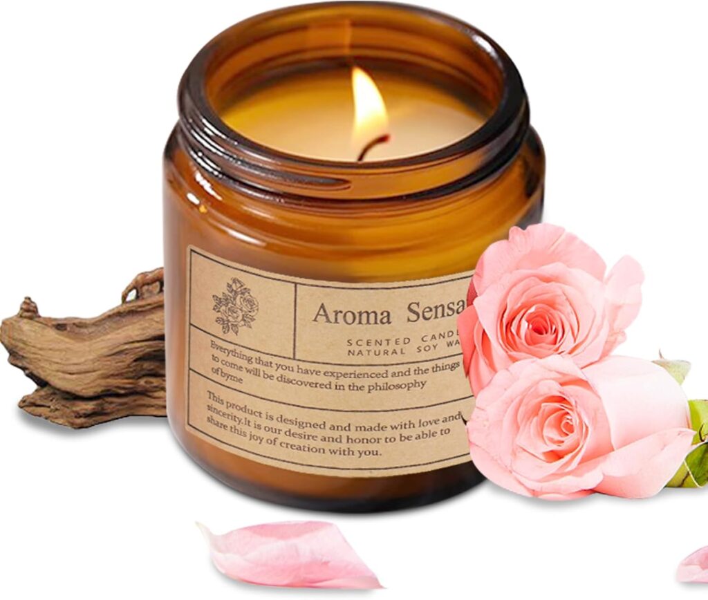 Bougie parfumée pour une ambiance chaleureuse et relaxante