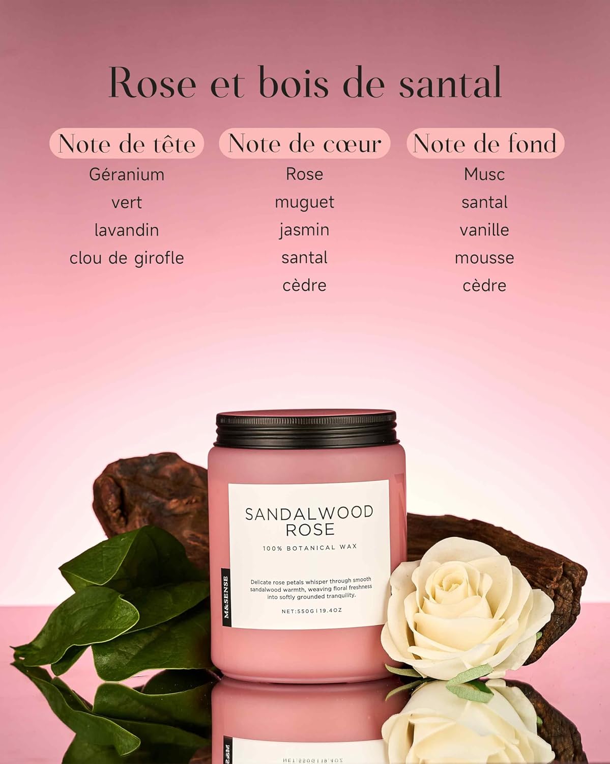 Bougie parfumée pour la détente - ambiance chaleureuse et apaisante – Image 2