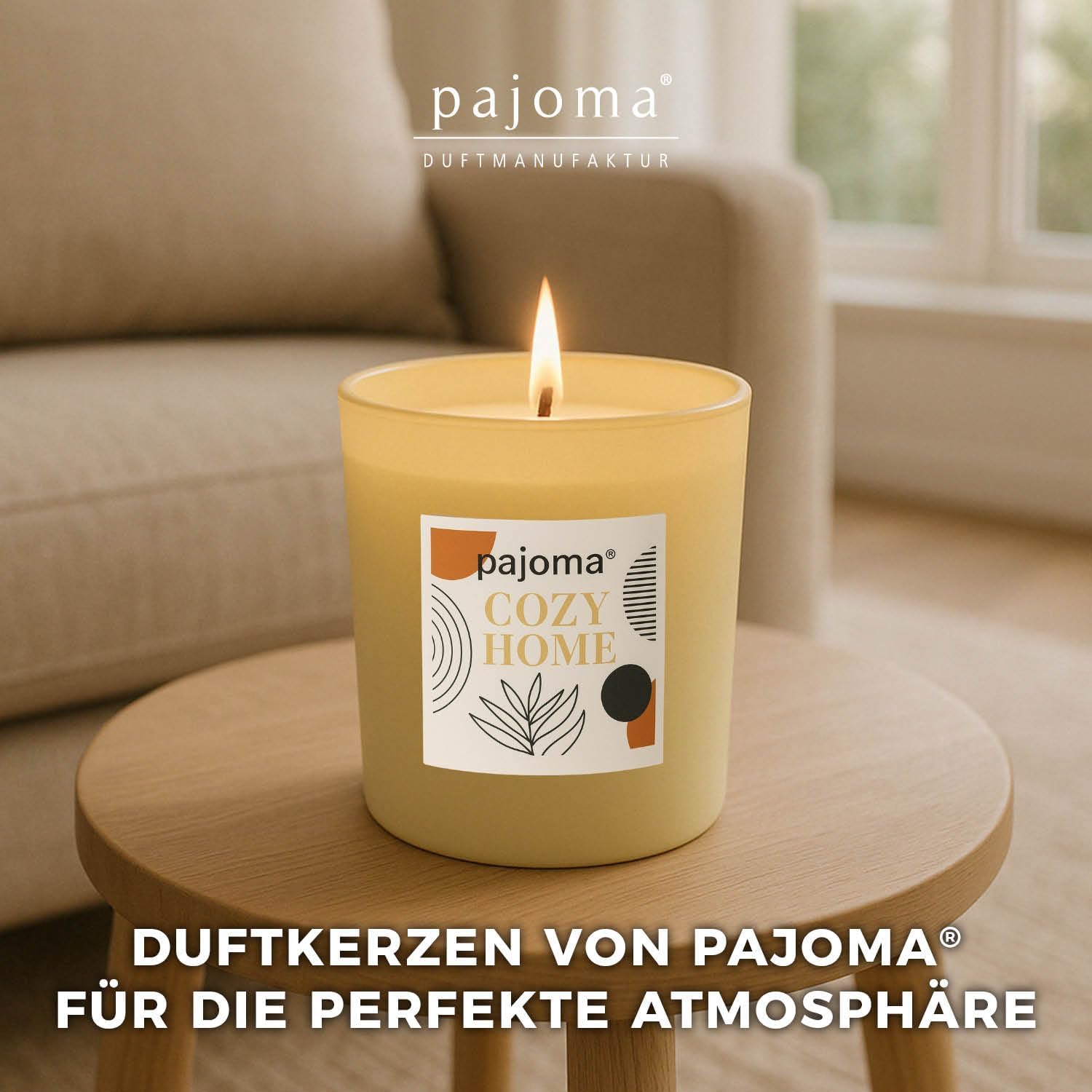Bougie parfumée pour une décoration élégante, créant une ambiance chaleureuse – Image 6