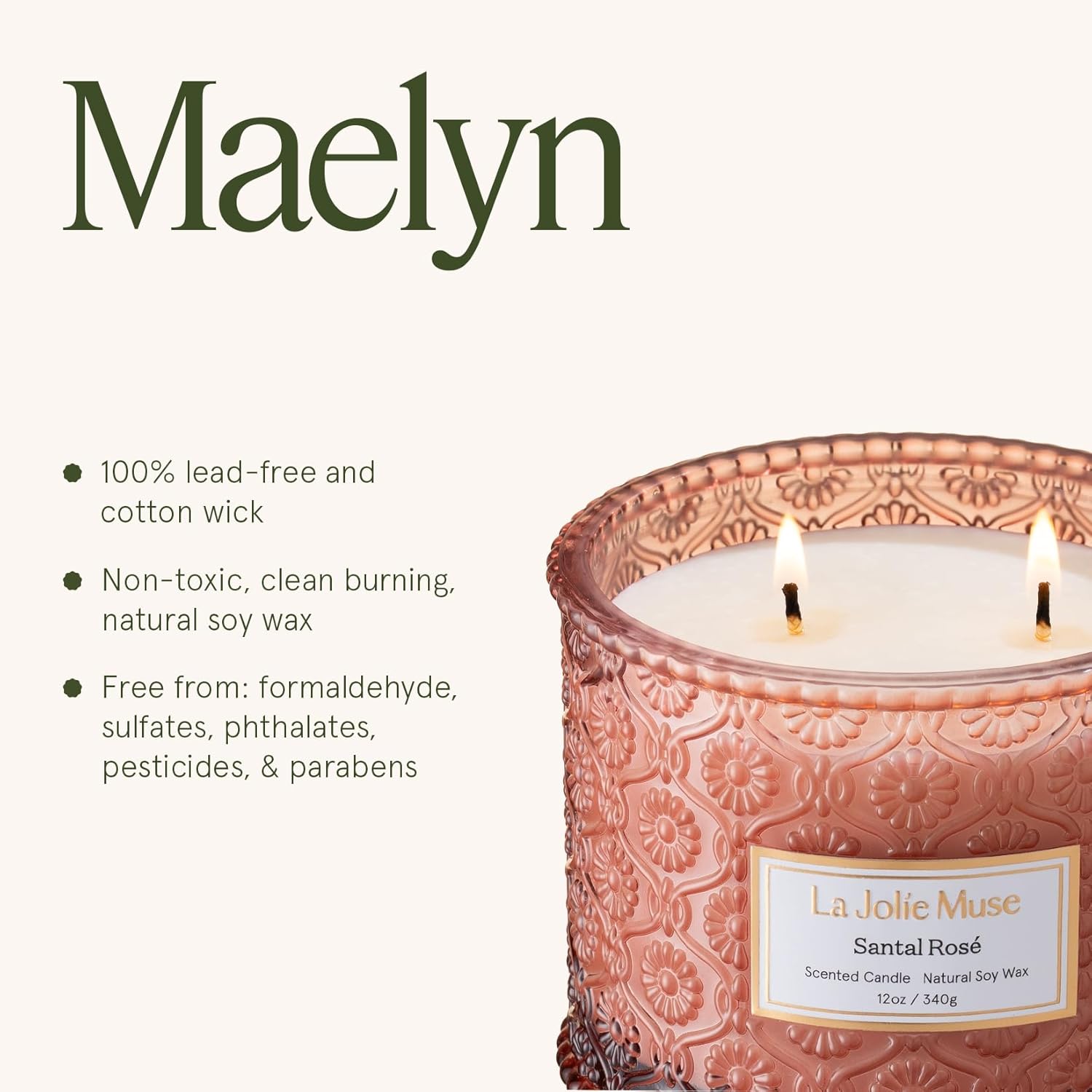 Bougie parfumée pour une décoration élégante - Créez une ambiance chaleureuse – Image 6
