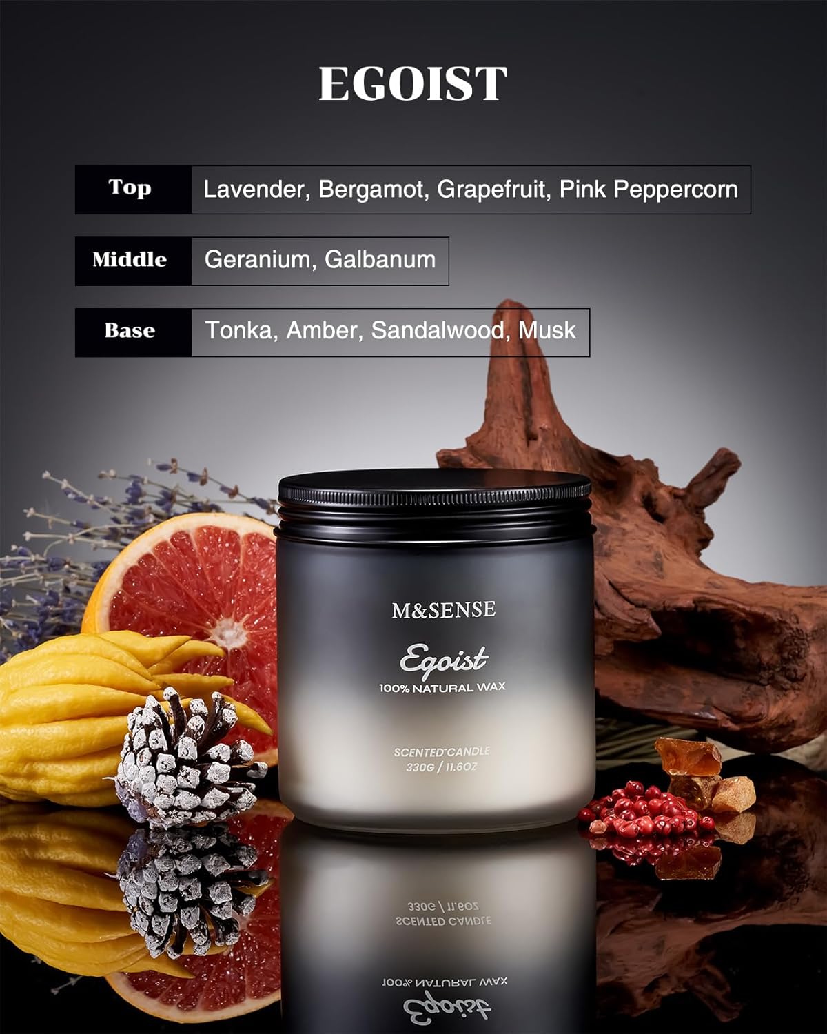 Bougie parfumée pour une décoration élégante et une ambiance chaleureuse – Image 2
