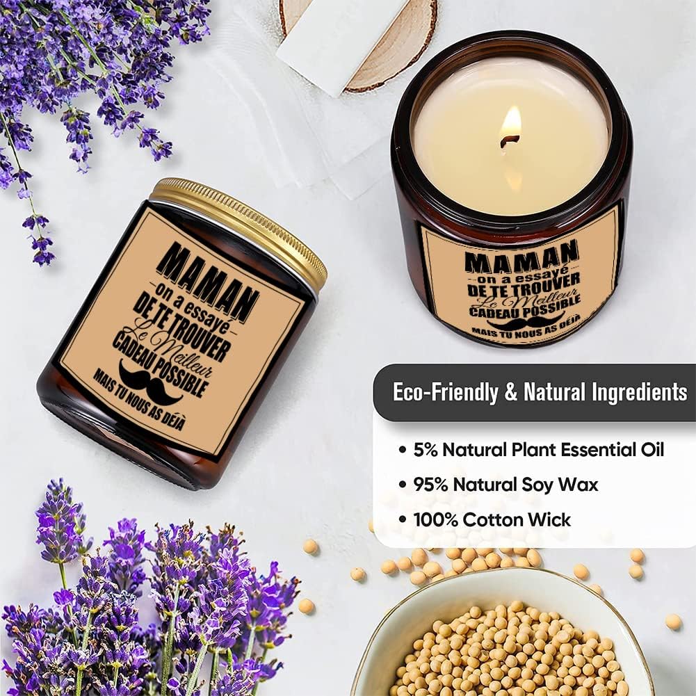 Bougie parfumée pour une décoration élégante, créant une ambiance chaleureuse – Image 4