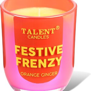 Bougie parfumée pour une ambiance chaleureuse et relaxante  
Idéale pour la décoration intérieure ou comme cadeau