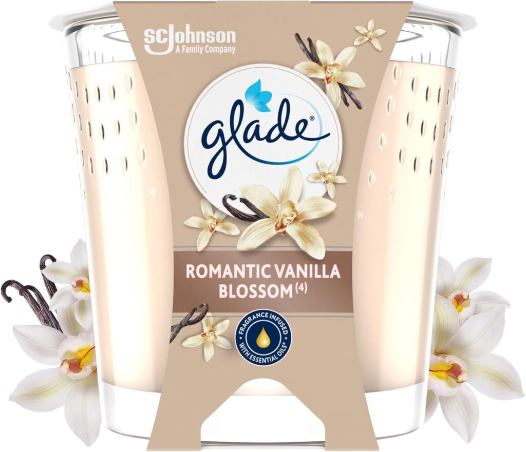 Bougie parfumée pour la détente - ambiance chaleureuse et apaisante